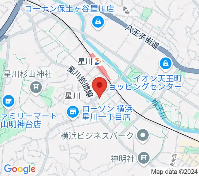 星川センター ヤマハミュージックの地図