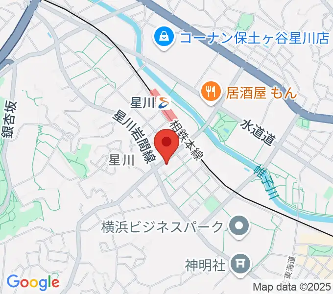 星川センター ヤマハミュージックの地図