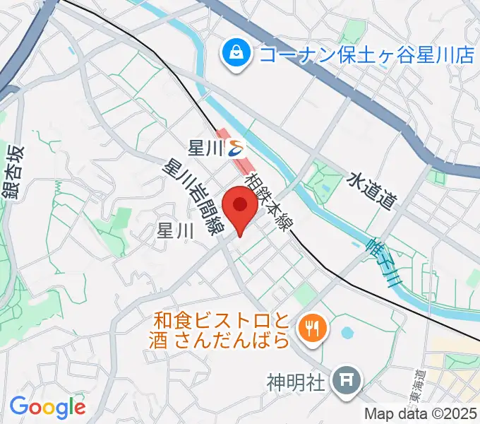 星川センター ヤマハミュージックの地図