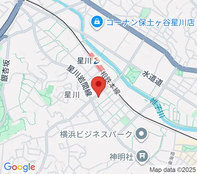 星川センター ヤマハミュージックの地図