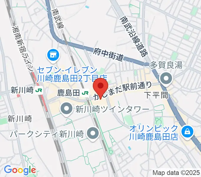 ミュージックスクール新川崎 ヤマハミュージックの地図