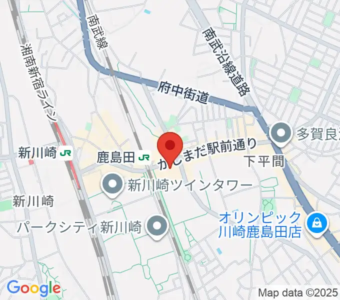 ミュージックスクール新川崎 ヤマハミュージックの地図