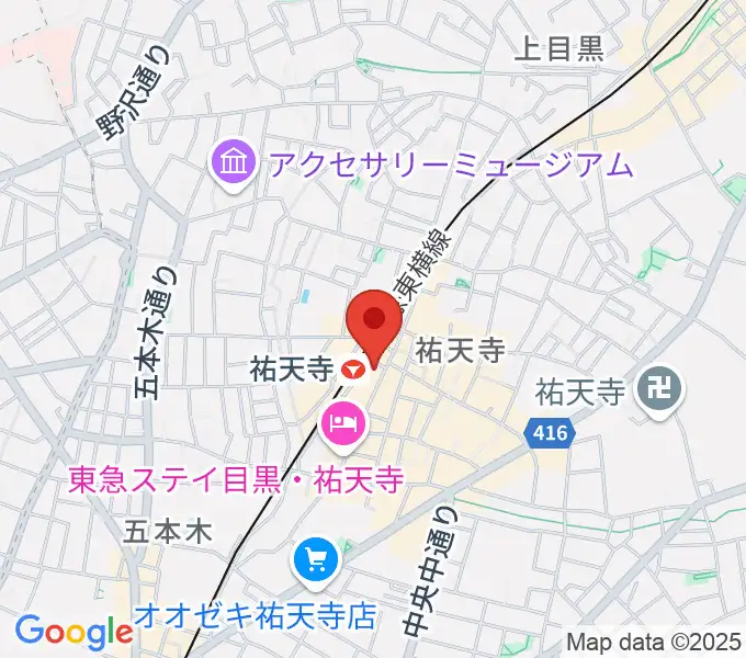 ポエポエ東京の地図