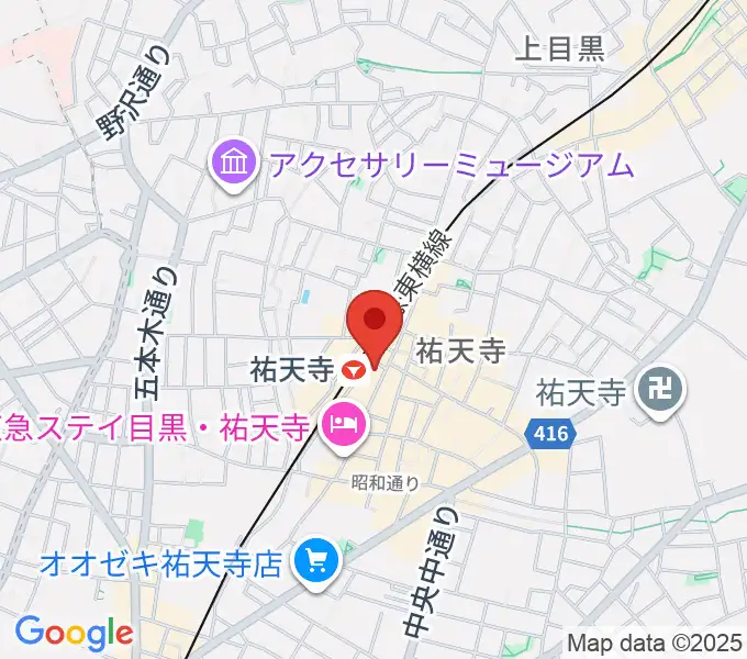ポエポエ東京の地図