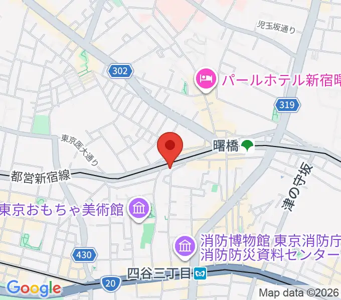 G'Seven Guitarsの地図