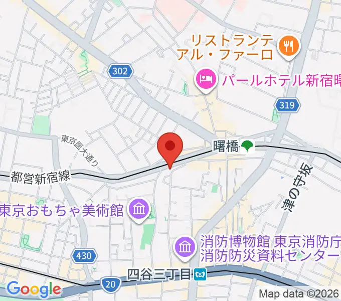 G'Seven Guitarsの地図