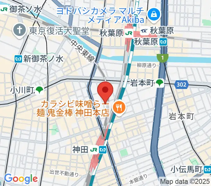 ストラト・クレイジーの地図