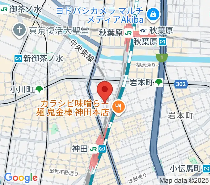 ストラト・クレイジーの地図