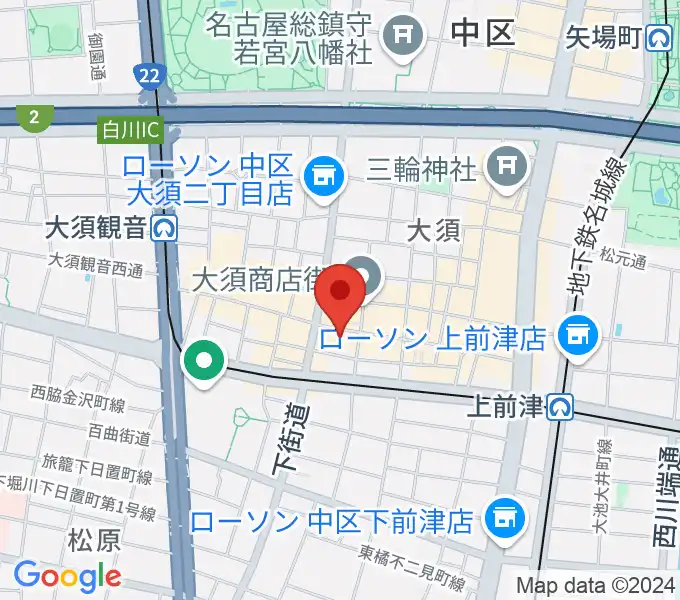 リアルスタンダードの地図