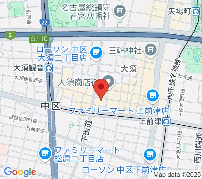 リアルスタンダードの地図