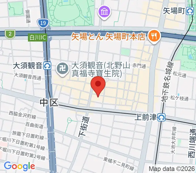 リアルスタンダードの地図