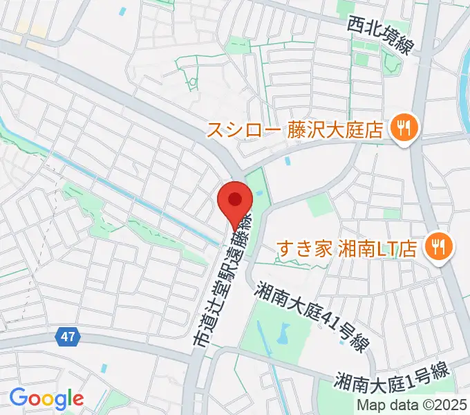 湘南ライフタウンセンター ヤマハミュージックの地図