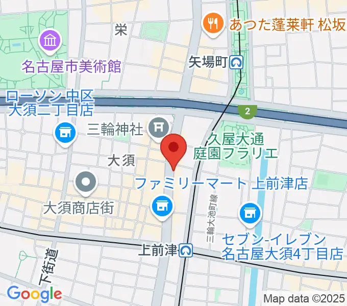 BIGBOSS名古屋の地図