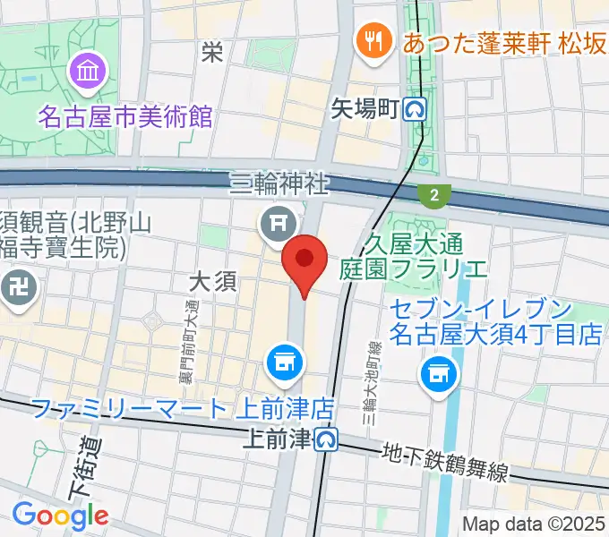 BIGBOSS名古屋の地図