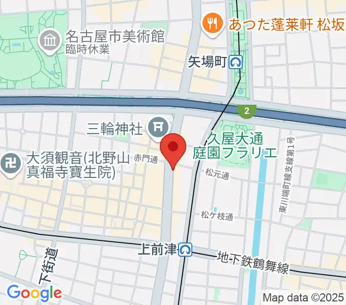BIGBOSS名古屋の地図
