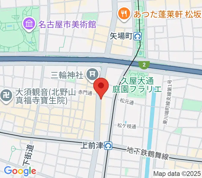 BIGBOSS名古屋の地図