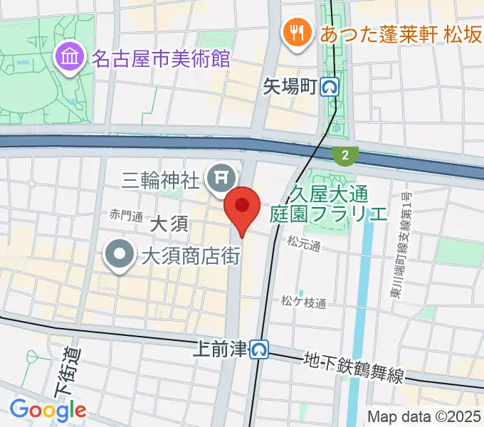 BIGBOSS名古屋の地図