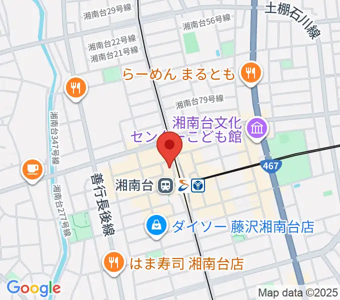 湘南台西口センター ヤマハミュージックの地図