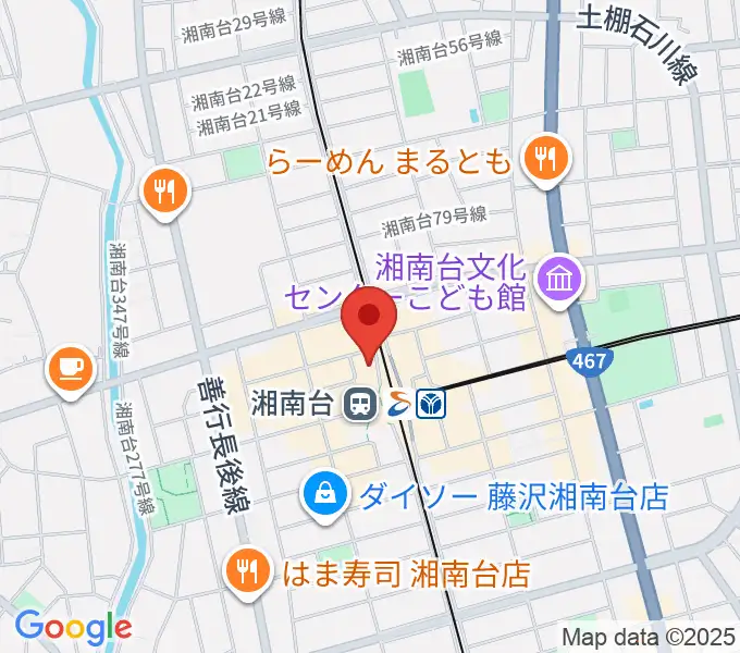 湘南台西口センター ヤマハミュージックの地図