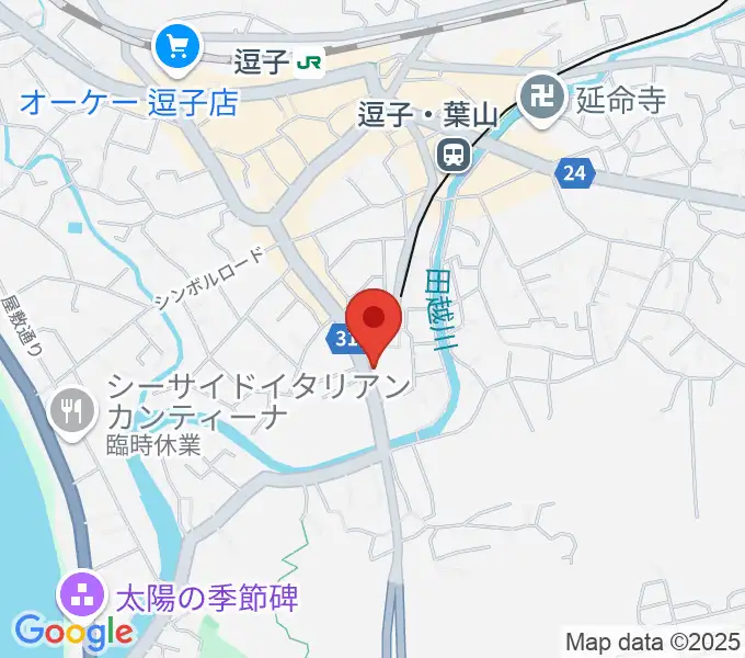 逗子教室 ヤマハミュージックの地図
