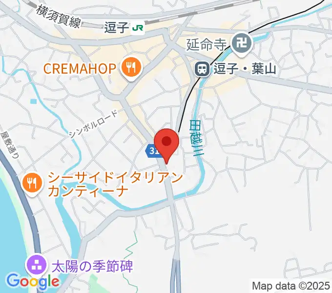 逗子教室 ヤマハミュージックの地図