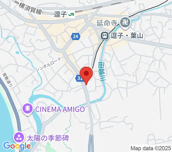 逗子教室 ヤマハミュージックの地図