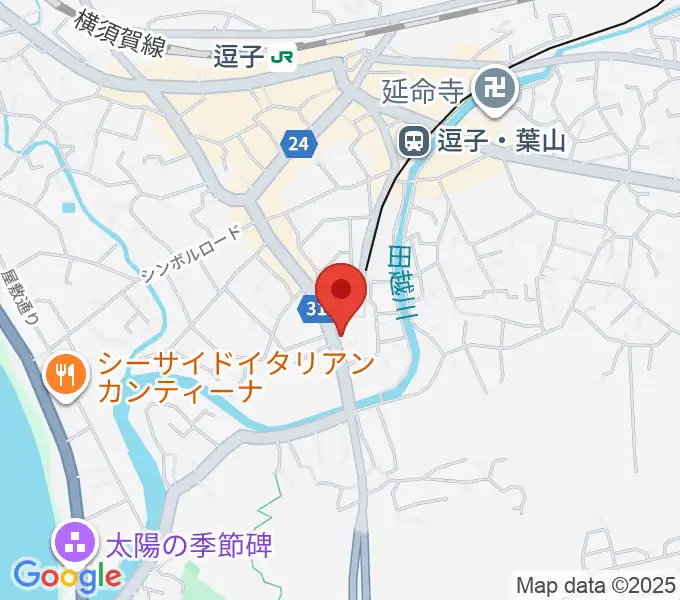 逗子教室 ヤマハミュージックの地図