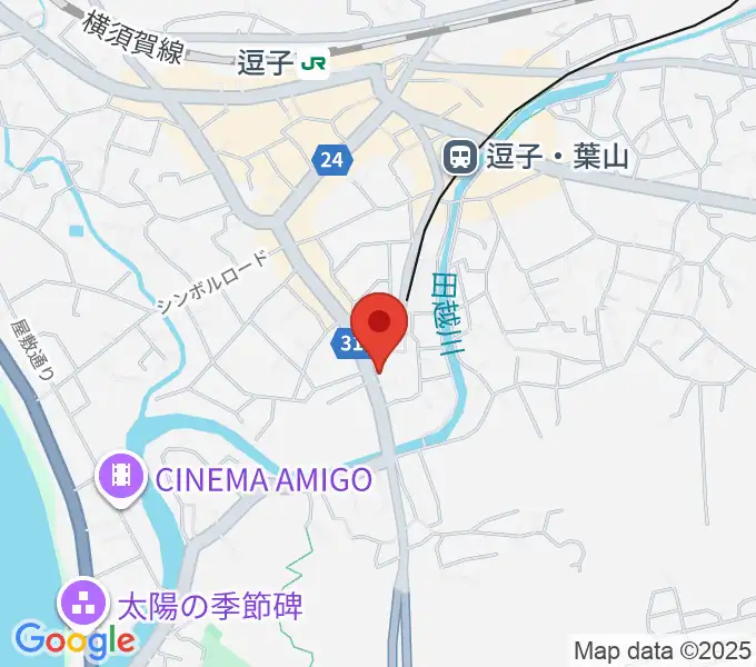 逗子教室 ヤマハミュージックの地図