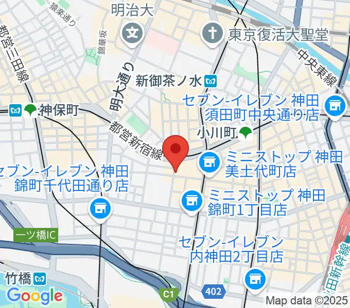 ESPテクニカルハウスの地図