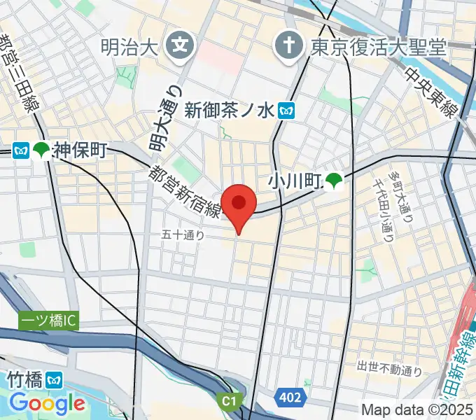 ESPテクニカルハウスの地図