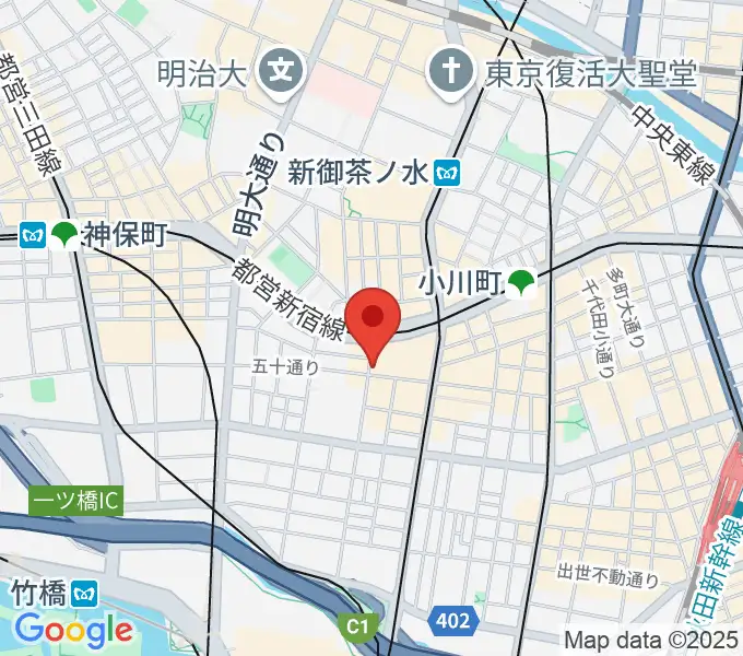 ESPテクニカルハウスの地図