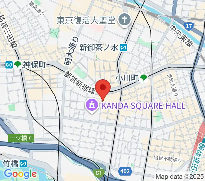 ESPテクニカルハウスの地図