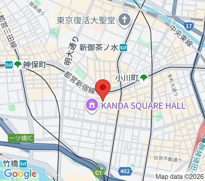 ESPテクニカルハウスの地図