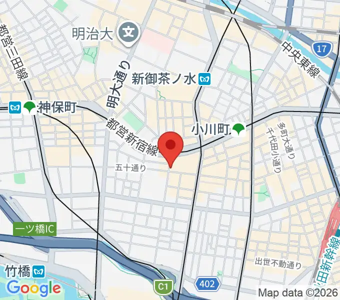 ESPテクニカルハウスの地図