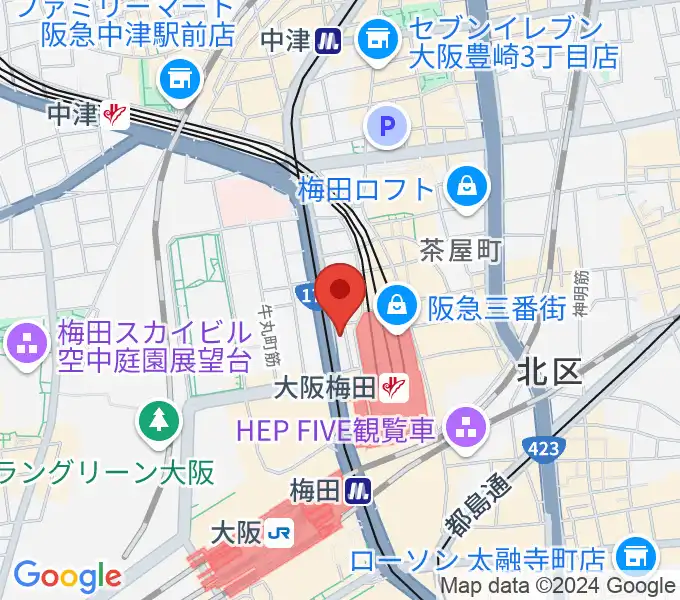 ESPカスタムショップの地図