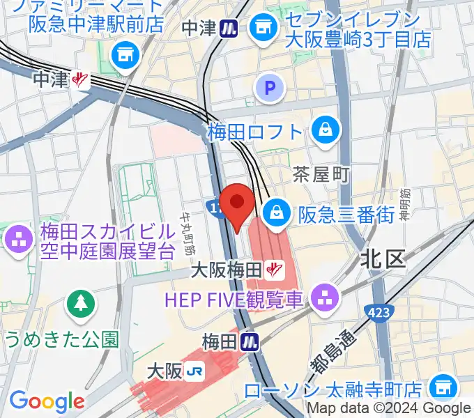 ESPカスタムショップの地図