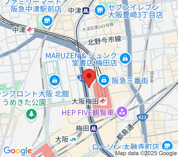 ESPカスタムショップの地図
