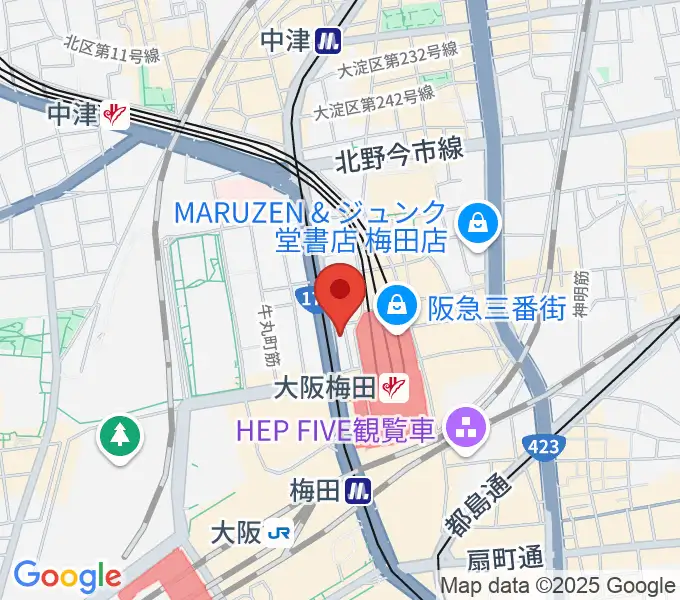 ESPカスタムショップの地図