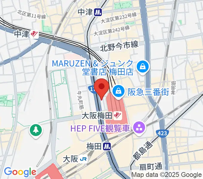 ESPカスタムショップの地図