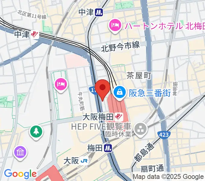 ESPカスタムショップの地図
