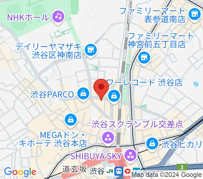 ESP渋谷クラフトハウスの地図