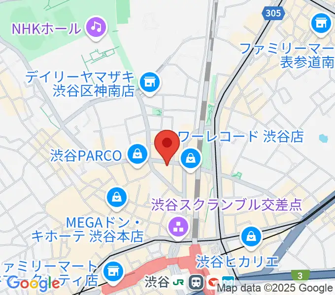 ESP渋谷クラフトハウスの地図