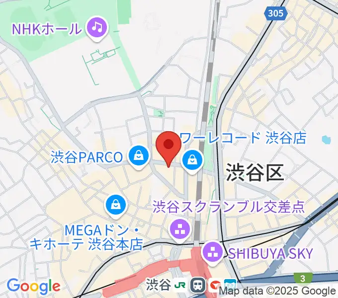 ESP渋谷クラフトハウスの地図