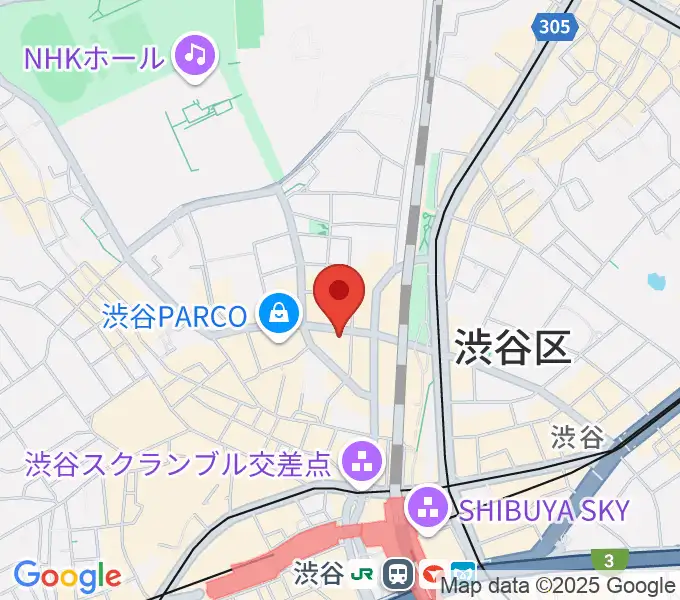 ESP渋谷クラフトハウスの地図