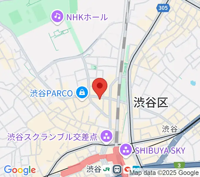 ESP渋谷クラフトハウスの地図