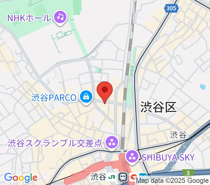 ESP渋谷クラフトハウスの地図