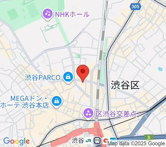 ESP渋谷クラフトハウスの地図