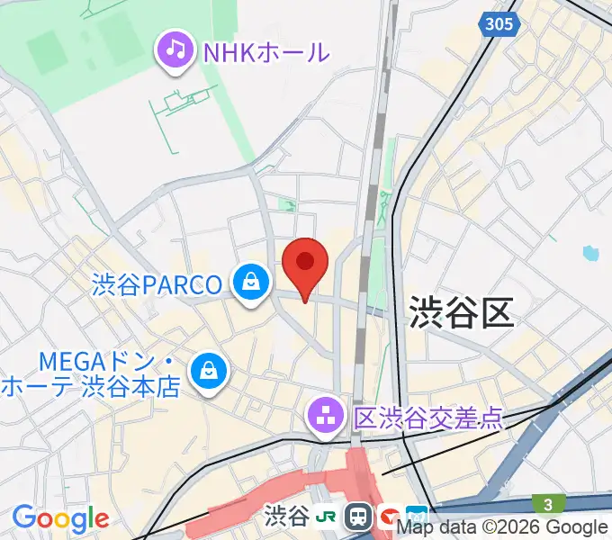 ESP渋谷クラフトハウスの地図