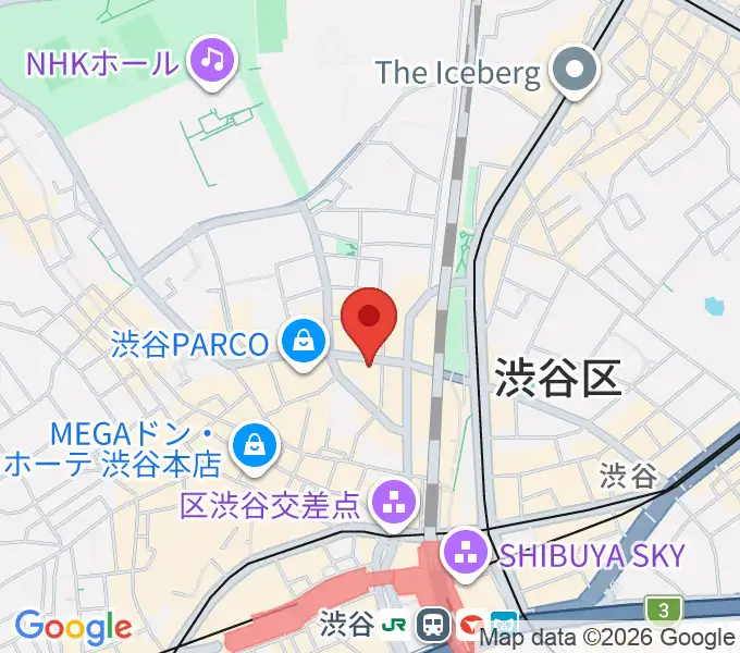ESP渋谷クラフトハウスの地図