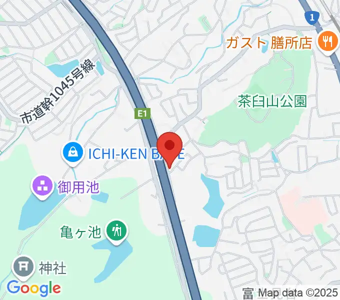 アリヨシミュージックハウスの地図